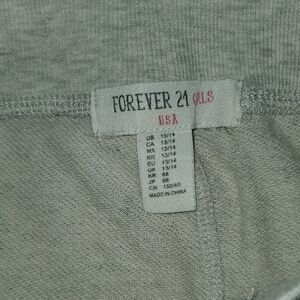Forever 21 Girls Light Gray Tee